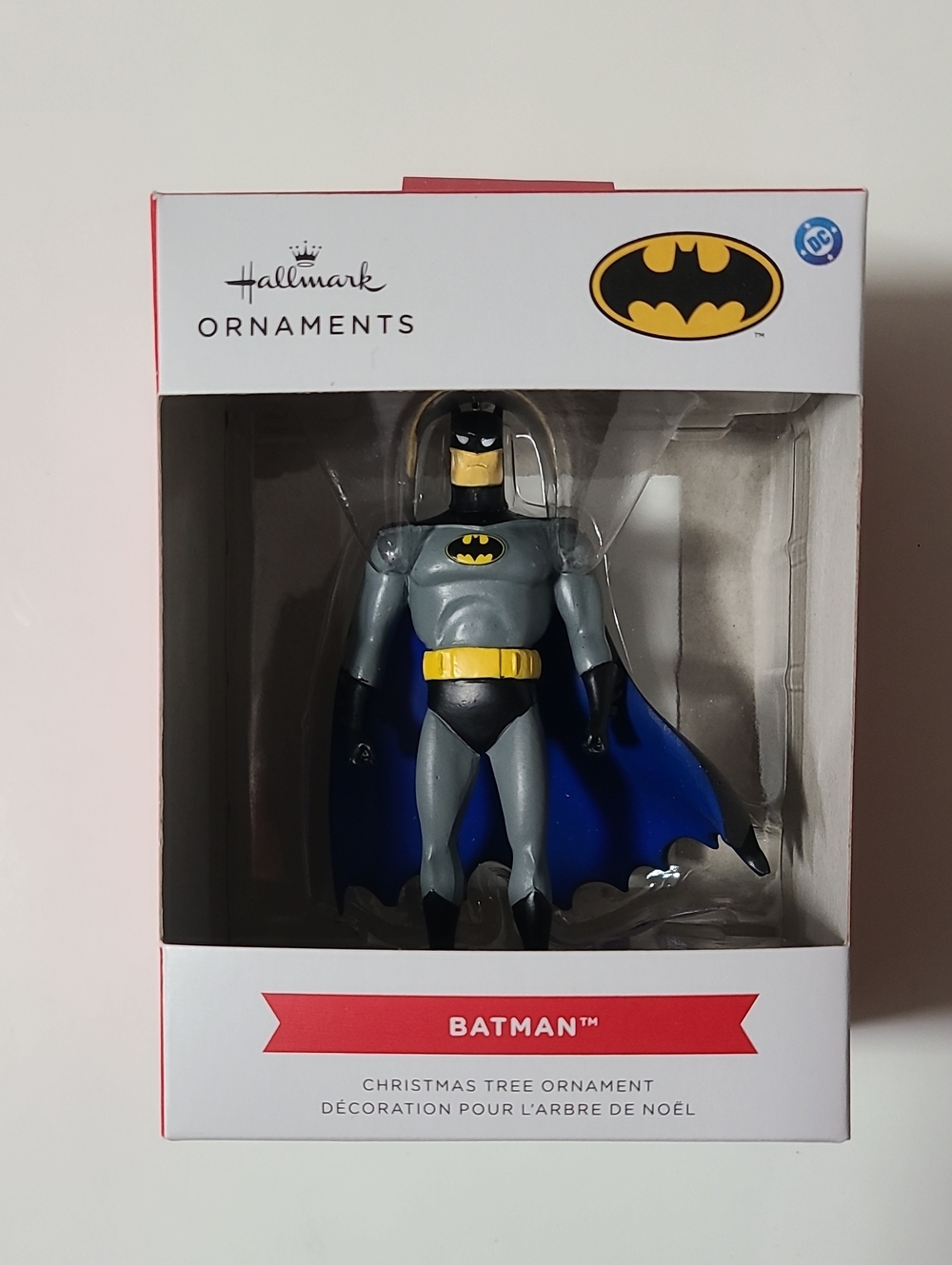 Hallmark Batman Ornament - Gray, Blue & Yellow